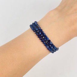 Бусины для украшений из Содалита (105 бусин) 39 см