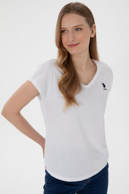 Kad_n Beyaz Basic Ti__rt Sepette S_rpriz _ndirim - U.s. polo assn фото 4