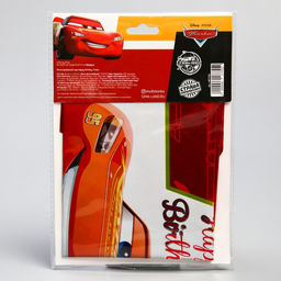 Шар воздушный фольгированный «С днём рождения», Машинка, 19 дюйм