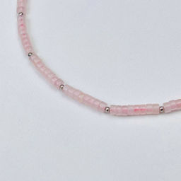 Колье из Розового кварца 38 см +