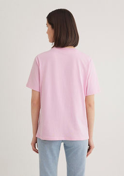 Lila Basic Tisort - Mavi фото 6