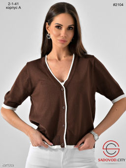 Женская кофта на пуговицах