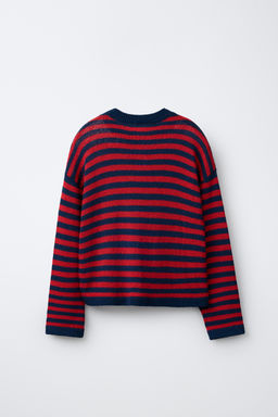 STRIPED STAR KNIT JUMPER - Zara фото 2
