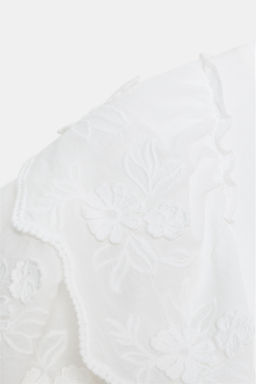 CAMISETA VOLANTES MANGA CORTA / Blanco - Zara фото 7