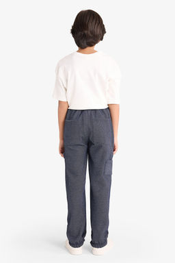 Oversize Geni_ Kal_p Beli Lastikli E_ofman Alt_ Erkek _ocuk - Defacto фото 6
