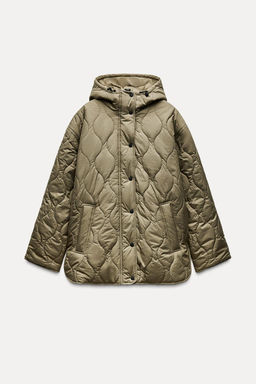WATER-REPELLENT QUILTED JACKET - Zara фото 14