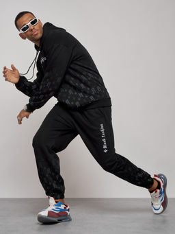 Спортивный костюм мужской трикотажный демисезонный черного цвета 12010Ch - Mtforce фото 23