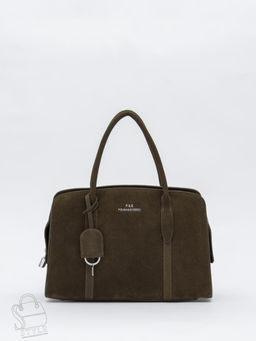 Сумка женская кожаная 2410YF d.khaki Polina&Eiterou в Новосибирске