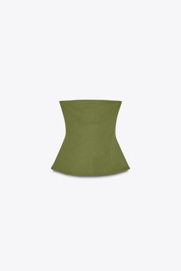 INTERLOCK BANDEAU TOP - Zara фото 11