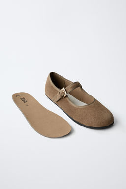 LEATHER BAREFOOT BALLERINAS - Zara фото 13