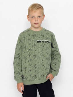 CRB wear/CWJB 63669-35-383 Джемпер для мальчика,хаки/Ex.Cherubino
