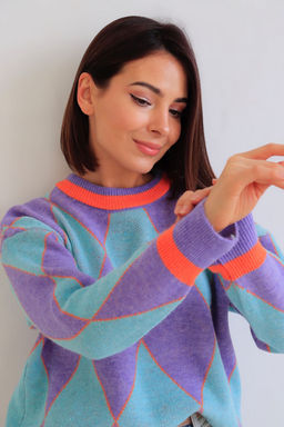 Martichelli Джемпер с ромбами  фото 10