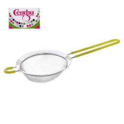 Цена за 2 шт. Сито металлическое 14 cм с силиконовой ручкой Селфи, цвет микс