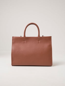 Сумка кожаная шоппер Deboro 30638 коппер