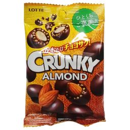Миндаль в хрустящем шоколаде Crunky Lotte, Япония, 45 г