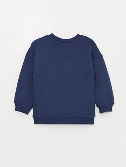 Bisiklet Yaka Uzun Kollu Bask?l? Erkek Bebek Sweatshirt - Waikiki фото 2