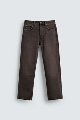JEANS REGULAR FIT / Marr?n - Zara фото 7
