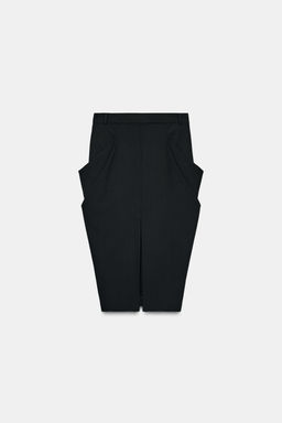ZW COLLECTION DRAPED POCKET SKIRT - Zara фото 7