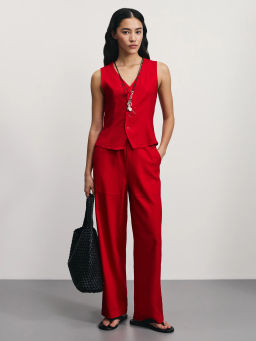 Широкие брюки изо льна / Zarina