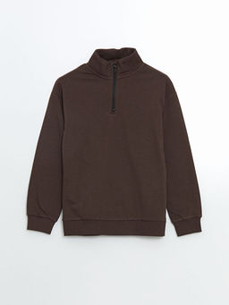 Dik Yaka Erkek ?ocuk Sweatshirt