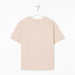 Футболка женская MIST basic, размер 44-46, бежевая