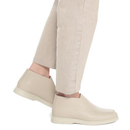 Женские высокие лоферы TENDANCE Артикул 3579051, бледно-серый