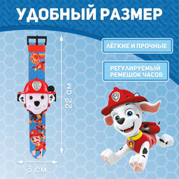 Часы-проектор Щенячий Патруль: Маршал, световые эффекты - Simaland фото 3