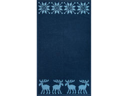 Полотенце махровое 6с103.412ж1 Расписные и олени(джинс) 50х90см
