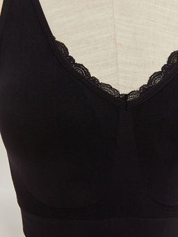 Balensiz Dolgusuz D?z Seamless Sporcu S?tyen
