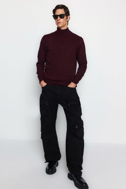 TRENDYOL MAN Bej Slim Fit Yunlu Yar?m Bal?kc? Yaka Basic Triko Kazak TMNAW21KZ1595 - Trendyolmilla фото 33