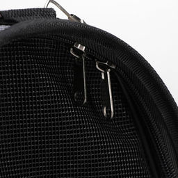 Сумка-переноска каркасная Зимние коты, размер M, 40 х 21 х 27 см - Пижон фото 4