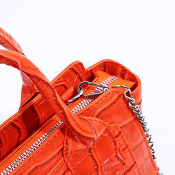 Сумка-тоут на молнии, цвет оранжевый - Simaland фото 7