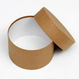 Набор круглых коробок 5 в 1 Крафт однотонный, 23 х 23 х 14 - 15 х 15 х 10 см - UPAK LAND фото 7