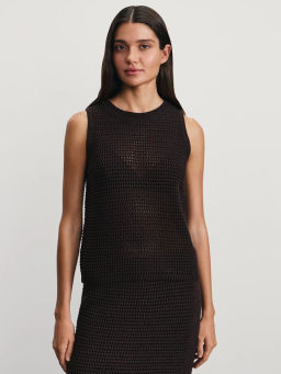 Топ из ажурной вязки / Zarina  фото 4