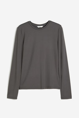Camiseta de microfibra de manga larga - H&m фото 5