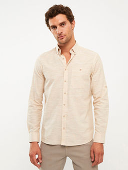 Regular Fit Uzun Kollu Desenli Erkek G?mlek