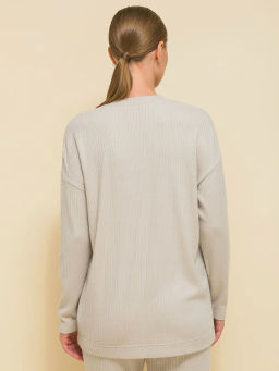 PELICAN, джемпер женский, Светло-серый  фото 2