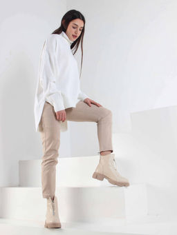 Ботинки 330.21074ka. Бежевый капучино/Байка