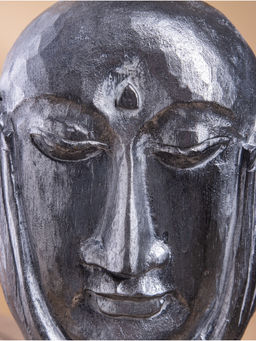 Сувенир интерьерный «Маска в руках», 20×13×35 см, дерево