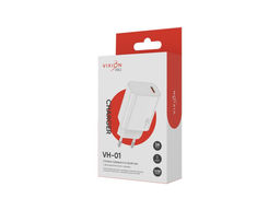 Зарядное устройство сетевое Vixion "VH-01" 3.0А (GS-00028954) 18W, 1 выход USB QC3.0, белое