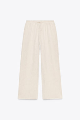 RUSTIC STRAIGHT-LEG TROUSERS - Zara фото 4