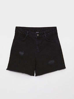 Y?rt?k Detayl? K?z ?ocuk Jean ?ort