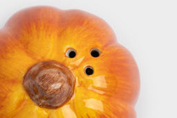 Емкость для соли или перца, 7 см, керамика, оранжевая, Тыква, Bright pumpkin - Anna lafarg фото 5