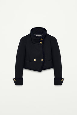 CROPPED BUTTONED JACKET - THE ITEM ZARA WOMAN  фото 14