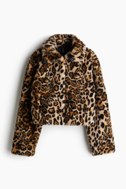 Chaqueta cropped efecto pelo - H&m фото 11