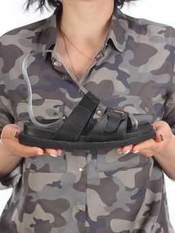 08-K25 BLACK Сандалии женские (натуральная кожа) - Фабричный китай фото 2