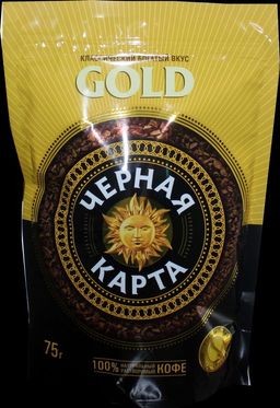 Черная карта. Gold 75 гр. мягкая упаковка