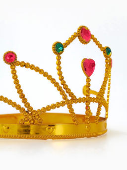 Цена за 2 шт. Корона принцессы для девочки, цвет золотой