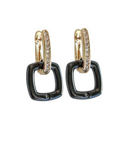 Серьги с керамикой