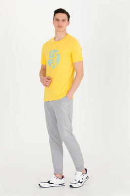 Мужские серые меланжевые спортивные штаны - U.s. polo assn фото 3